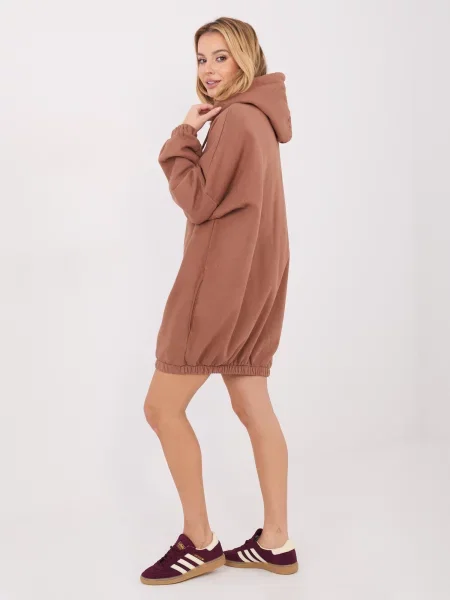 Rochie Factory Price cu glugă maro