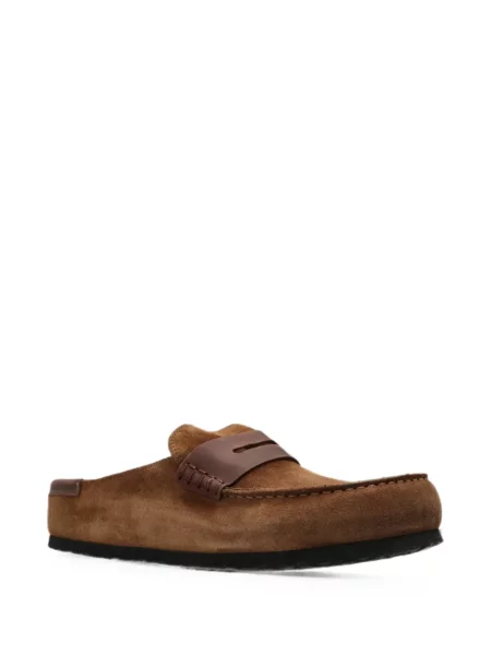 Papuci tip mules Birkenstock maro