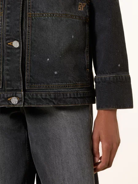 Baum Und Pferdgarten Džínová Bunda Benilda black washed denim černá