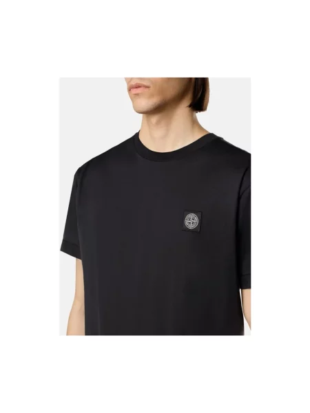 Koszulka Stone Island z kamieniami czarna