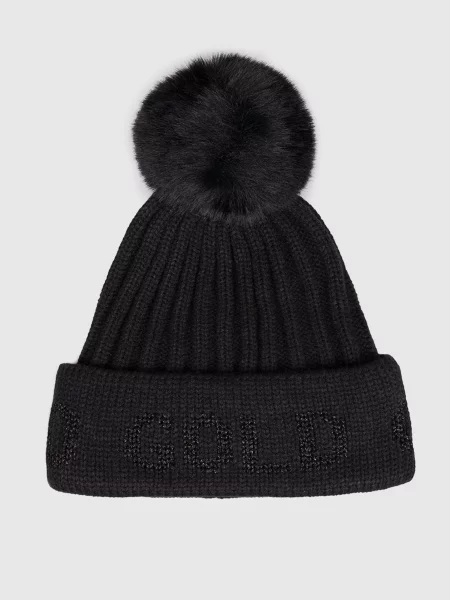 Шапка HODD з помпоном Goldbergh чорна