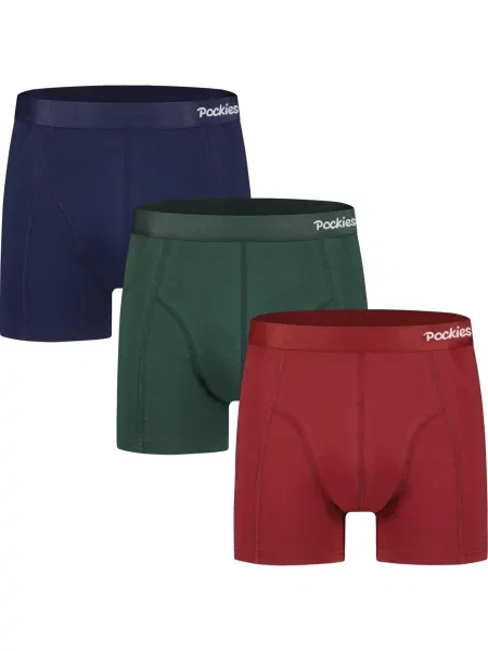 Pockies Boxeri bleumarin / verde roșu