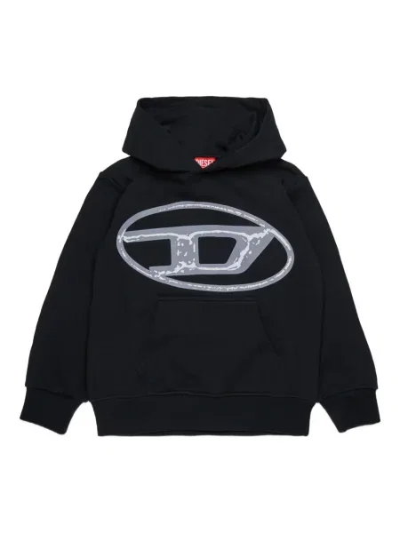Bluza z kapturem dziecięca Diesel czarna