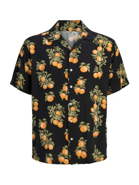 JJ Rebel Srajca JREBFRESH oliva / oranžna črna