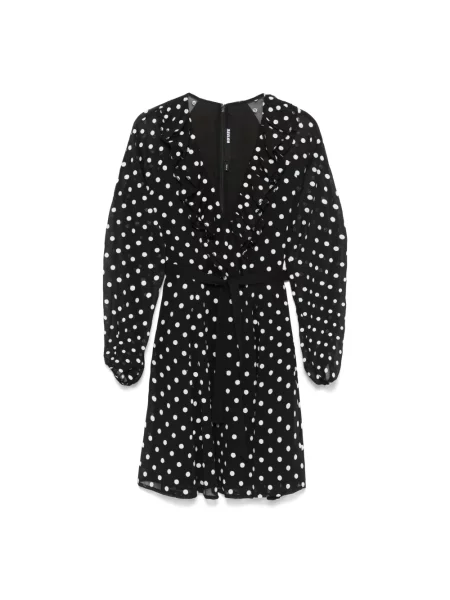 Rotate sukienka Chiffon Ruffle Mini czarna