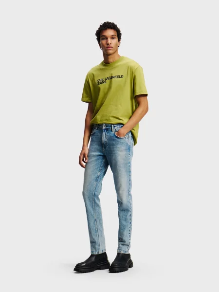 Прямые джинсы Karl Lagerfeld Jeans синие