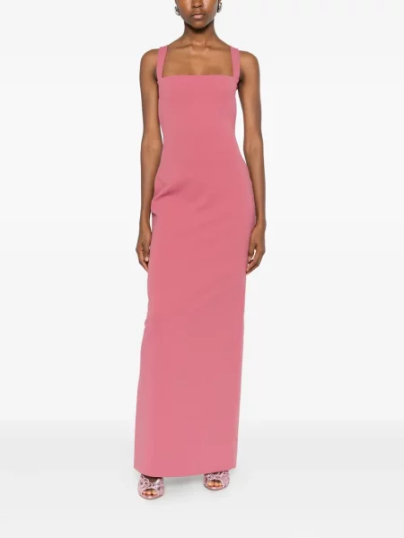 Rochie maxi Solace London de costum roz