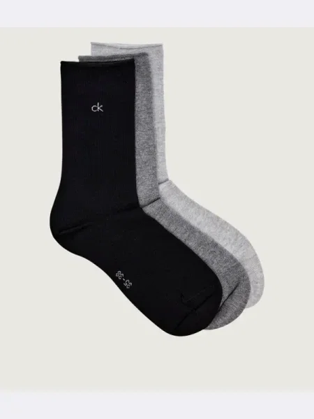 Calvin Klein 3 db-os zokni szett szürke