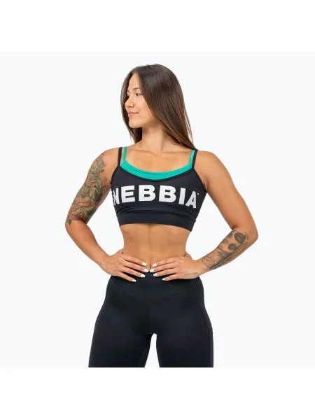 NEBBIA Flex фитнес сутиен черен