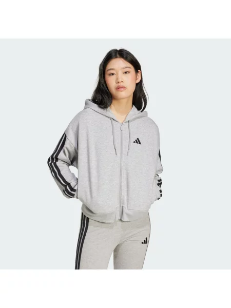 Mikina Essentials French Terry Full-Zip černá