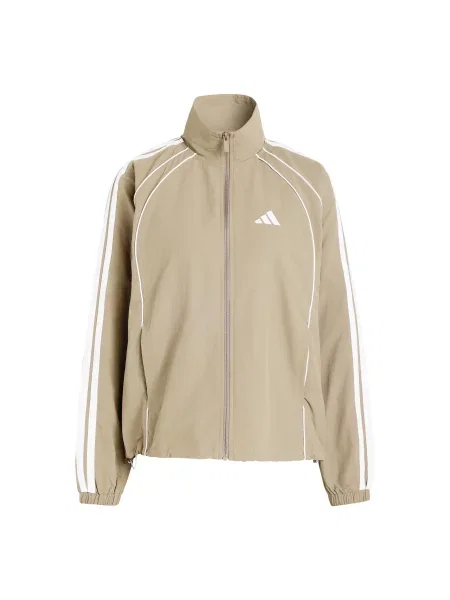 ADIDAS SPORTSWEAR Jakna za vježbanje Iconic kaki bijela