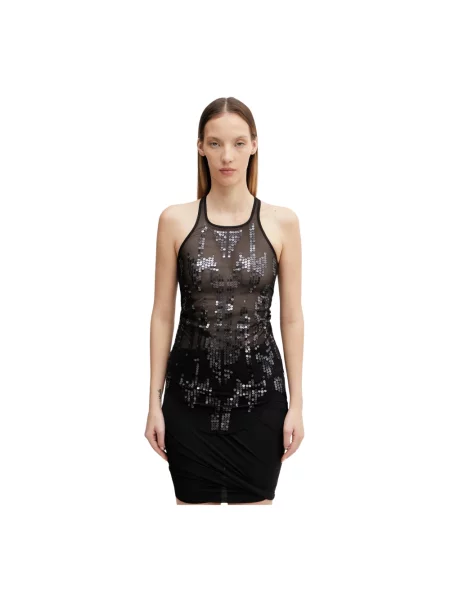 Top Rick Owens z cekinami czarny