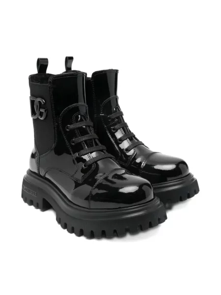 Botki dziecięce Dolce And Gabbana czarne