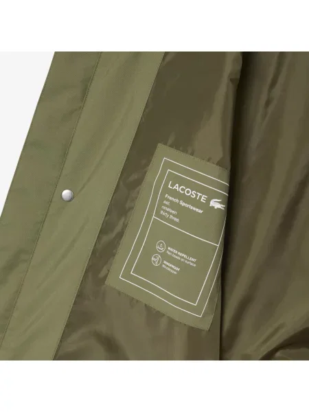 Lacoste Kurtka Ze Stójką zielona