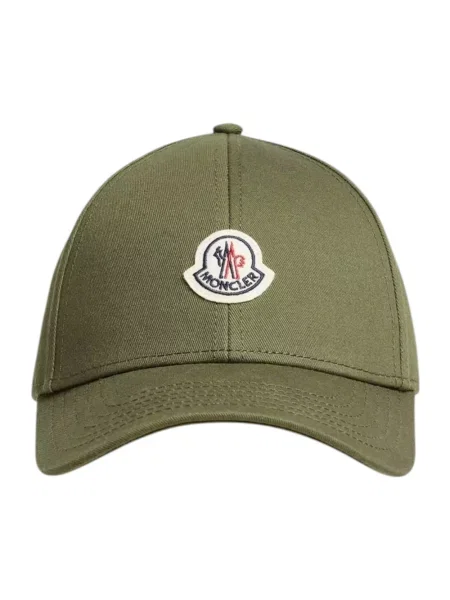 Czapka z daszkiem Moncler zielona