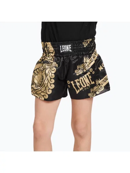 Spodenki treningowe LEONE Thai Montezuma black czarne