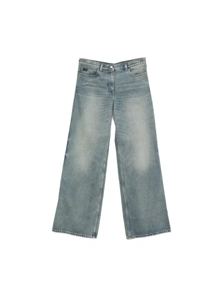 Jeansy Courreges niebieskie