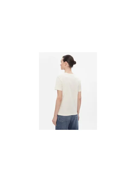 Tommy Hilfiger Póló REG CREST C-NK TEE SS bézs
