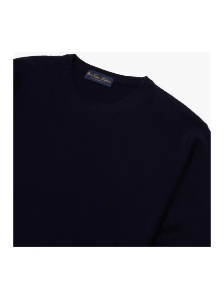 Sweter Brooks Brothers z kaszmiru niebieski