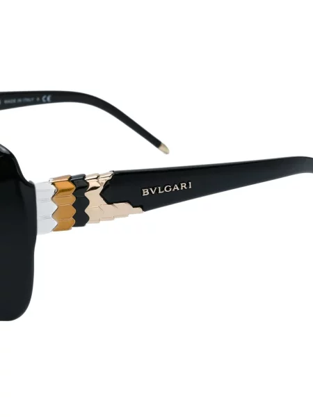Čtvercové sluneční brýle Bvlgari Pre-owned černé