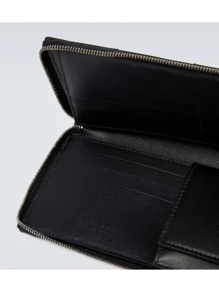 Portofel Bottega Veneta din piele negru