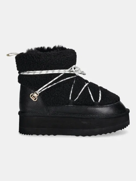 Liu Jo Bocanci JANE 07 | shearling | skóra negru