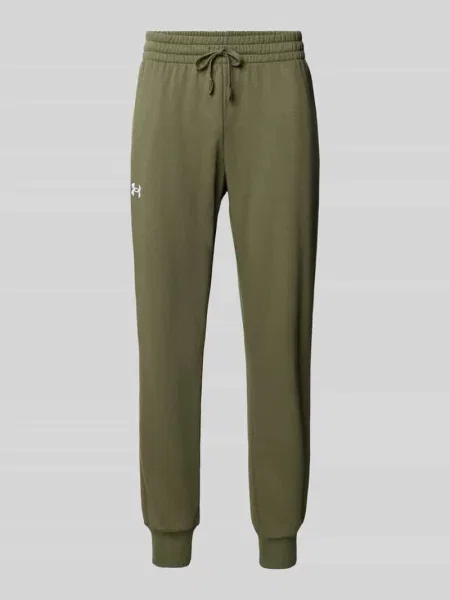 Spodnie Under Armour Rival Fleece Joggers marine od green/white zielone