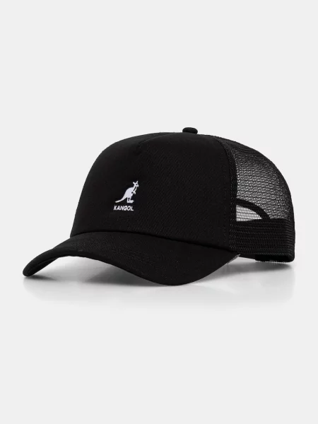 Kangol czapka z daszkiem KANGAROO TRUCKER czarna