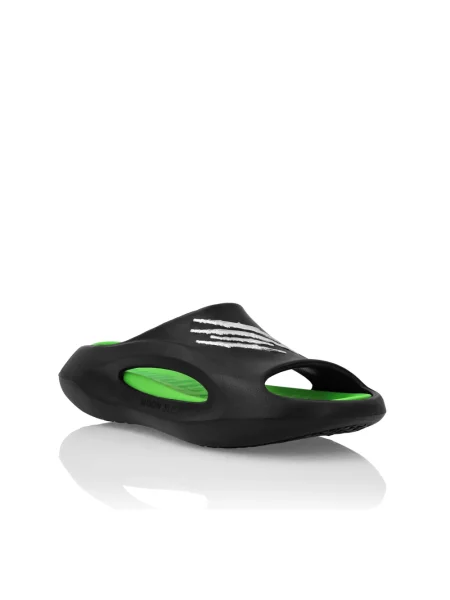 Plein Sport klapki Moon Slide czarne