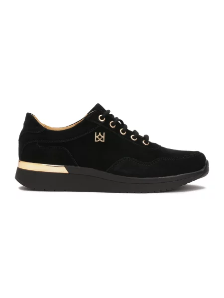Sneakersy Kazar zamszowe czarne