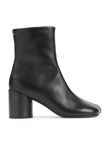 Botki Mm6 Maison Margiela skórzane czarne