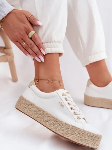 Espadrile Big Star Shoes alb