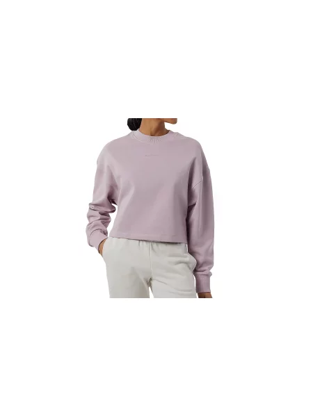 New Balance Athletics Nature State Crew Kobiety Bluzy i bluzy z kapturem New Balance Size: S fioletowy