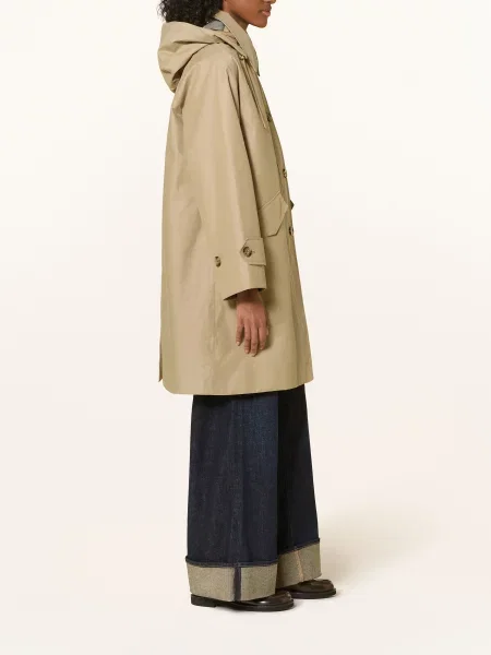 Barbour Kabát Harleigh S Odnímatelnou Kapucí velbloudí