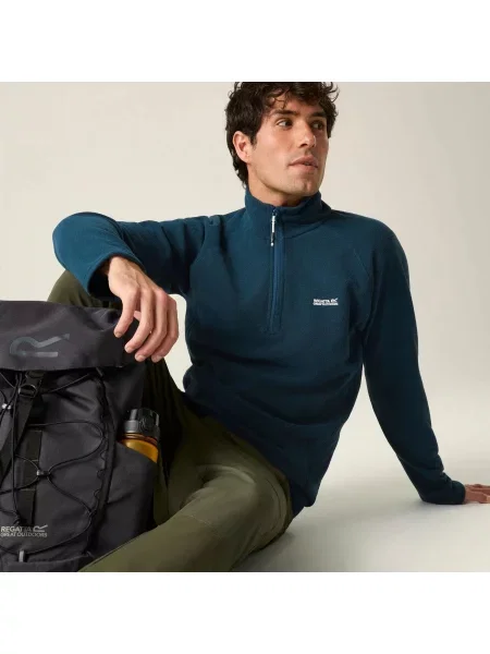 Polar Kenger Half Zip o średniej grubości niebieska