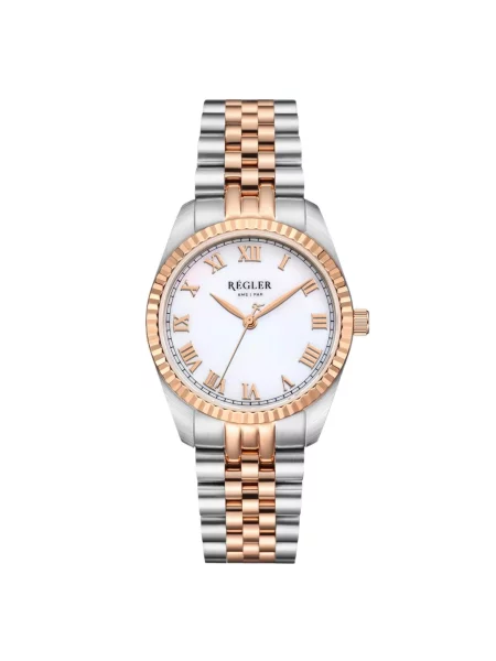 Régler Ceas analogic Régler Infinité Steel Bicolor Silver/Rose Gold Pearl auriu roz