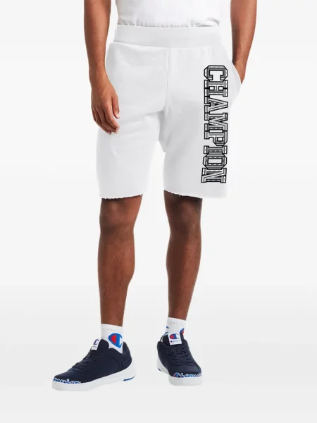 Pantaloni scurți Champion cu imagine alb
