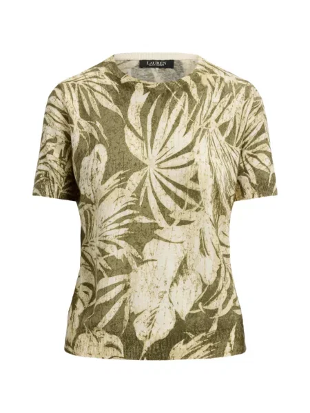 Scurt pulover Lauren Ralph Lauren cu imagine verde
