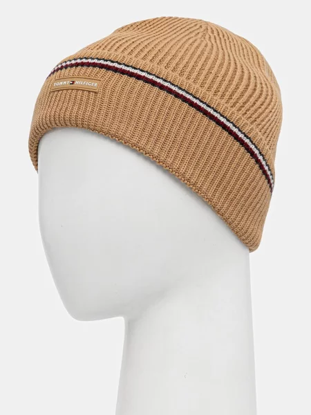 Tommy Hilfiger Kapa z dodatkom volne bež