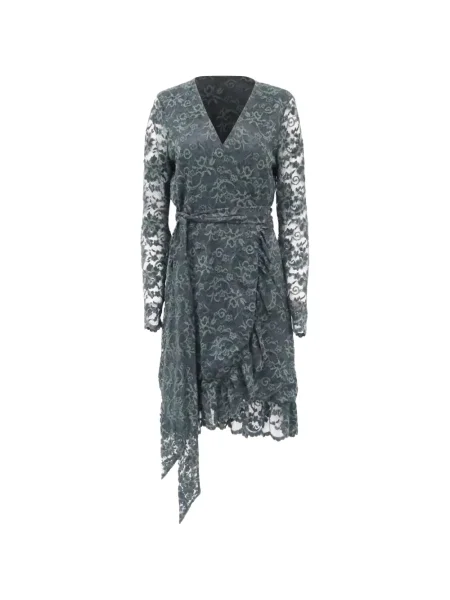 Rochie Ganni din dantelă de costum verde