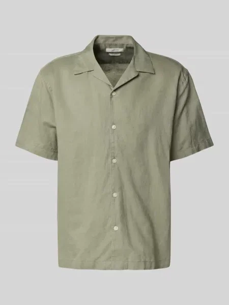 Koszula casual o kroju relaxed fit z mieszanki lnu i bawełny model RLXCLAY' Selected Homme