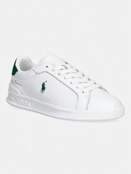 Polo Ralph Lauren Hrt Crt II sneakers din piele alb