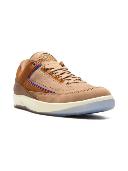 Sneakersy Jordan skórzane retro brązowe