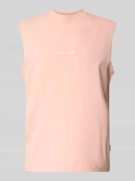 T-shirt z haftem Jack & Jones