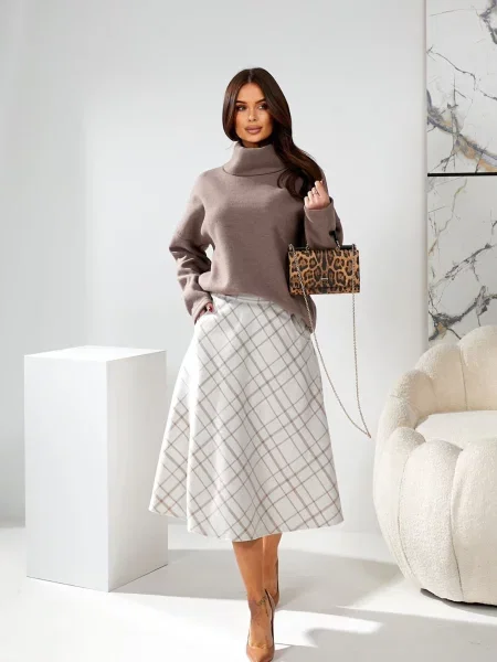 Вовняний Светр LadyLike мокко