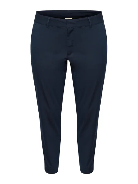 KAFFE CURVE Chino hlače Leana morsko plava