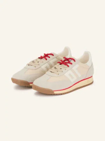 Back 70 Tenisky Jogger / světle šedá / červená béžová