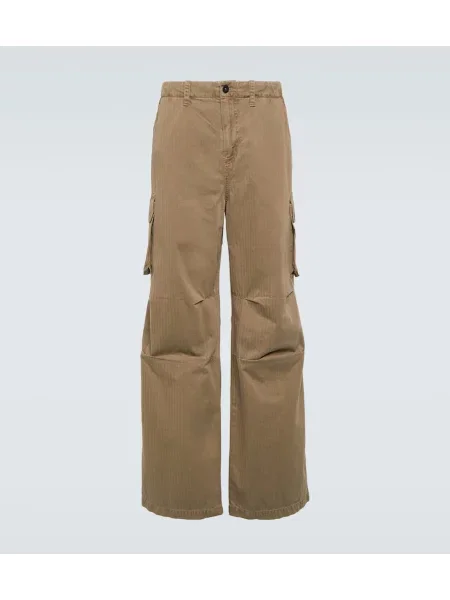 Pantaloni cargo Our Legacy cu model herringbone