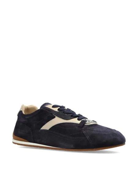 Sneakerși Ferragamo din piele de căprioară albastru