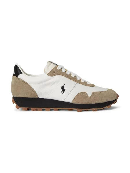 Sneakers Polo Ralph Lauren SUEDE/MESH-PRL μπεζ